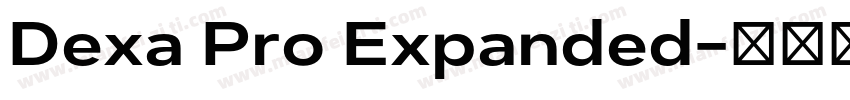 Dexa Pro Expanded字体转换